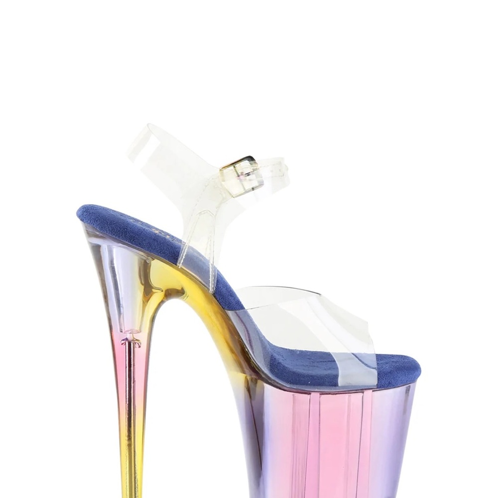 Pleaser FLAMINGO-808 PLATFORM ANKLE STRAP
SANDALS - HOLOGRAPHIC